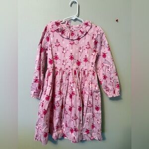 Rachel Riley Pink Ballerina Print Dress